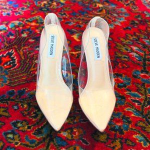 Steve Madden Trendy Clear Heels